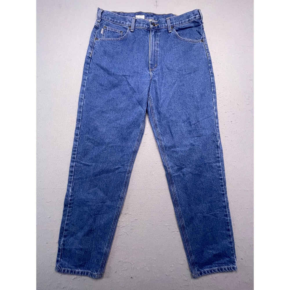 Carhartt B17 DST Jeans 100% Cotton Denim Dark Stone 38x34 Mens